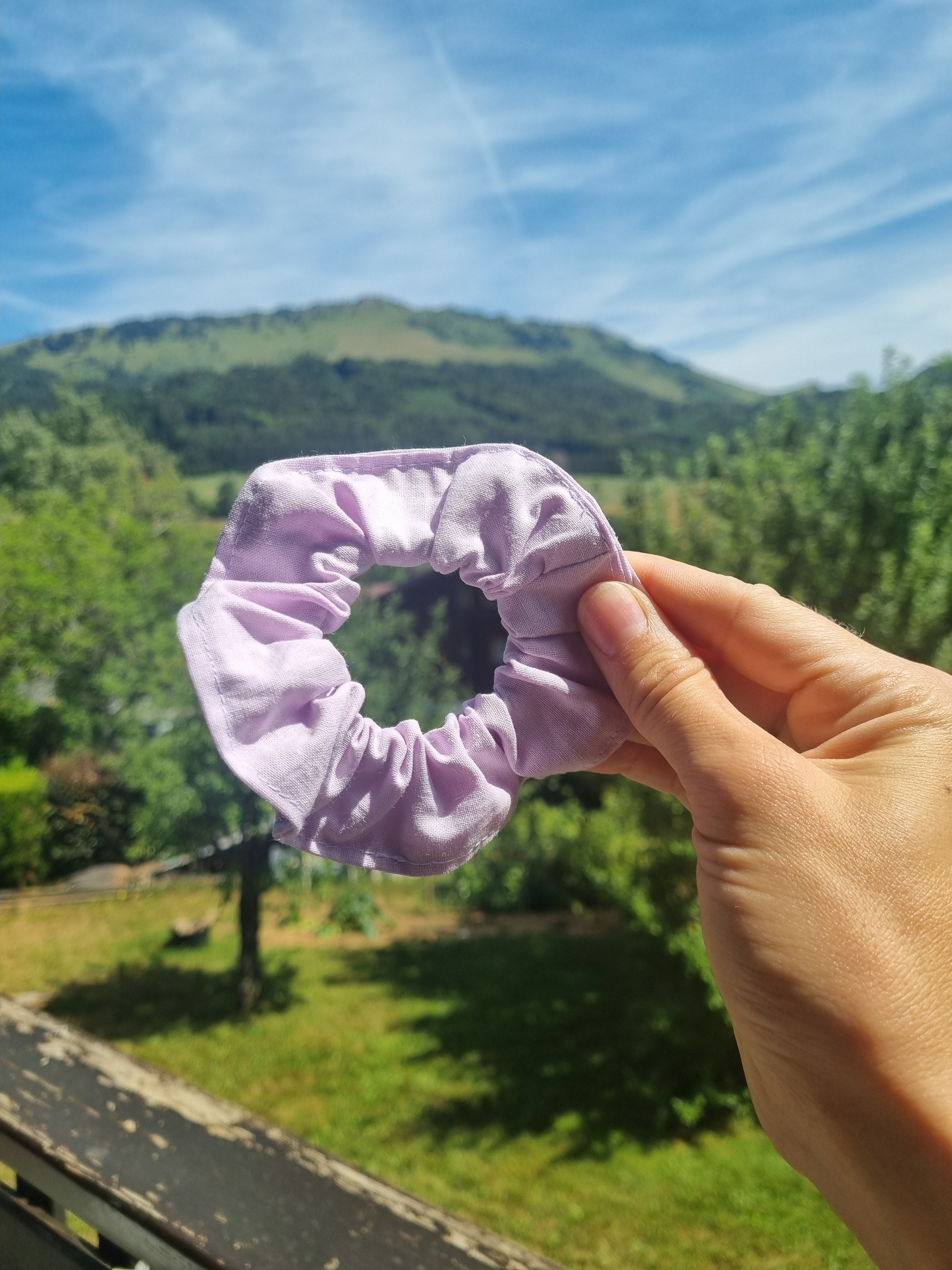 Scrunchie lilas