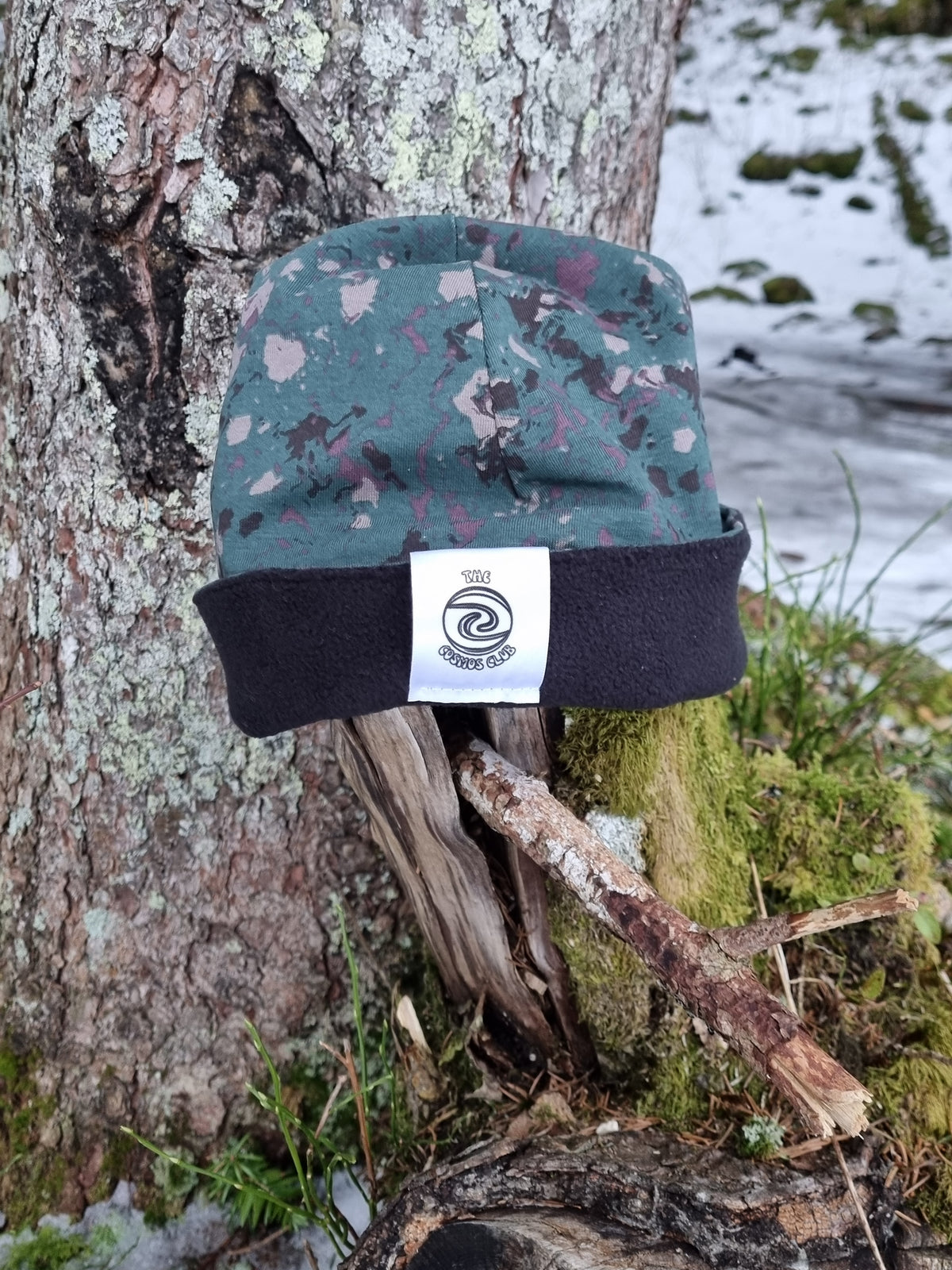 Bonne reversible polaire noir et strecth militaire