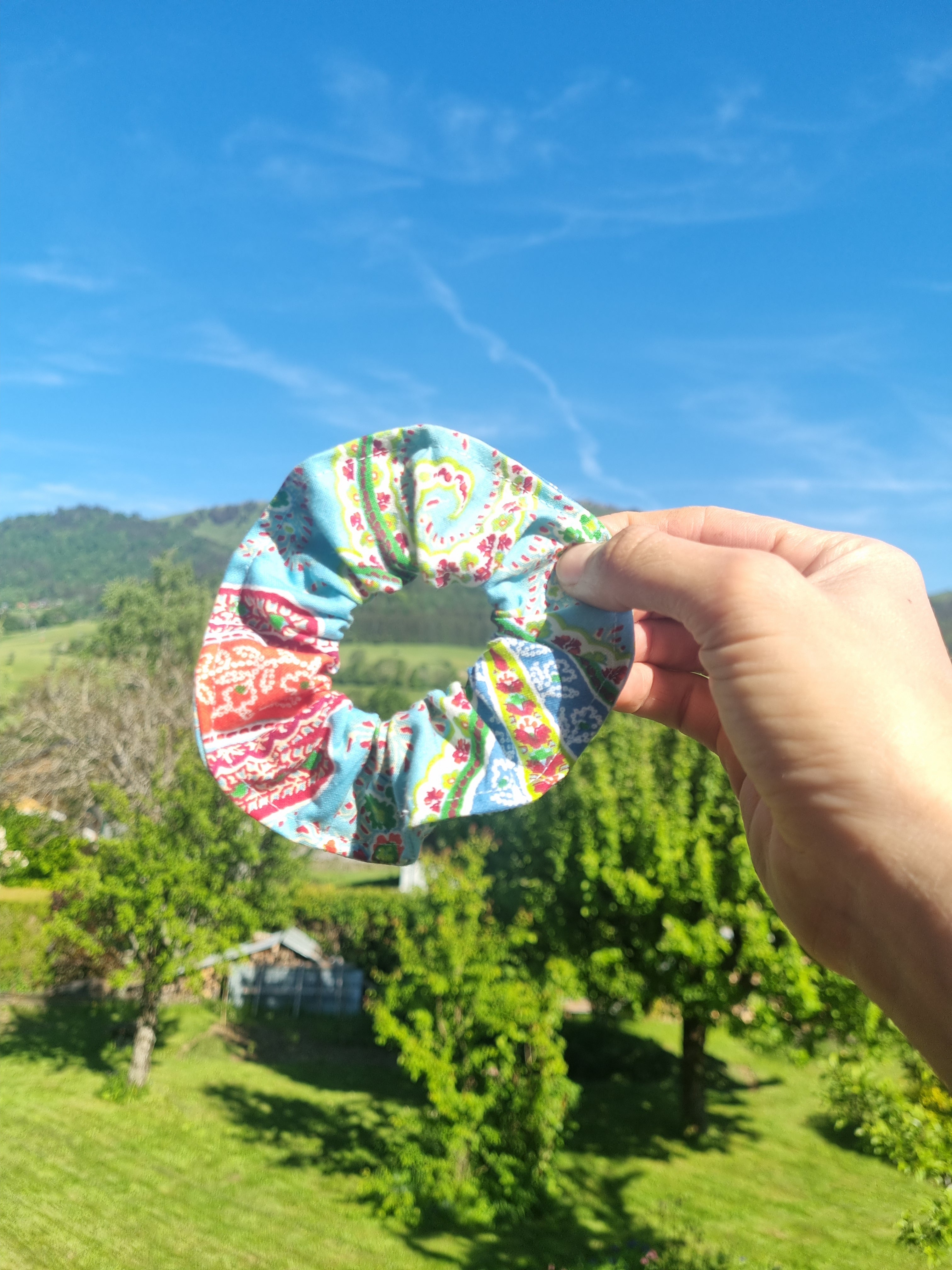 Scrunchie multicouleur/ chouchou cheuveux 